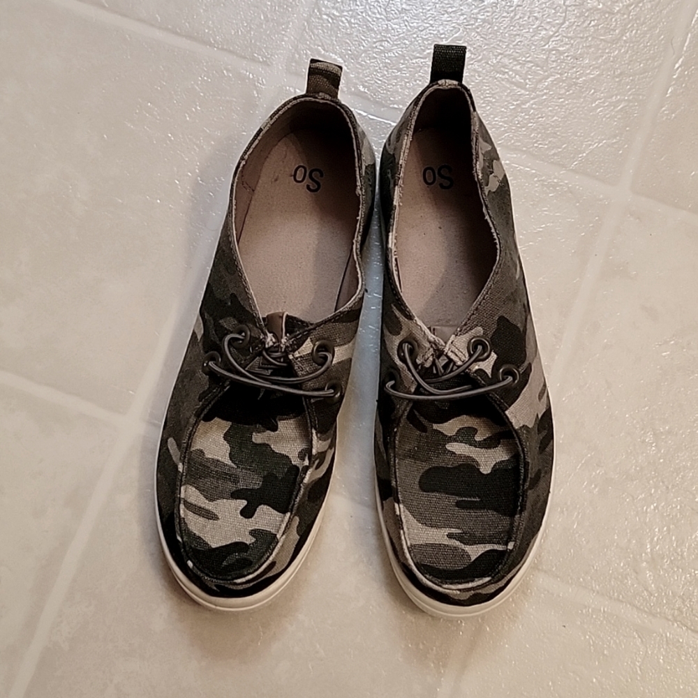 Camo Slip On Shoes